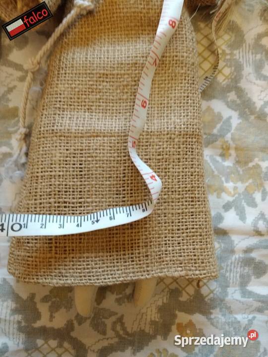 2x Lalka Anielica Krawcowa piękna naturalna len Warszawa