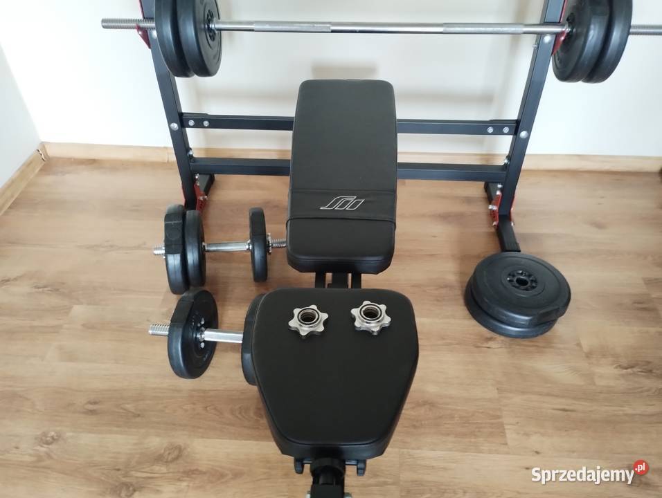 Siłownia Obciążenia 90 Ławeczka Hantle Sztanga śląskie Jastrzębie-Zdrój sprzedam