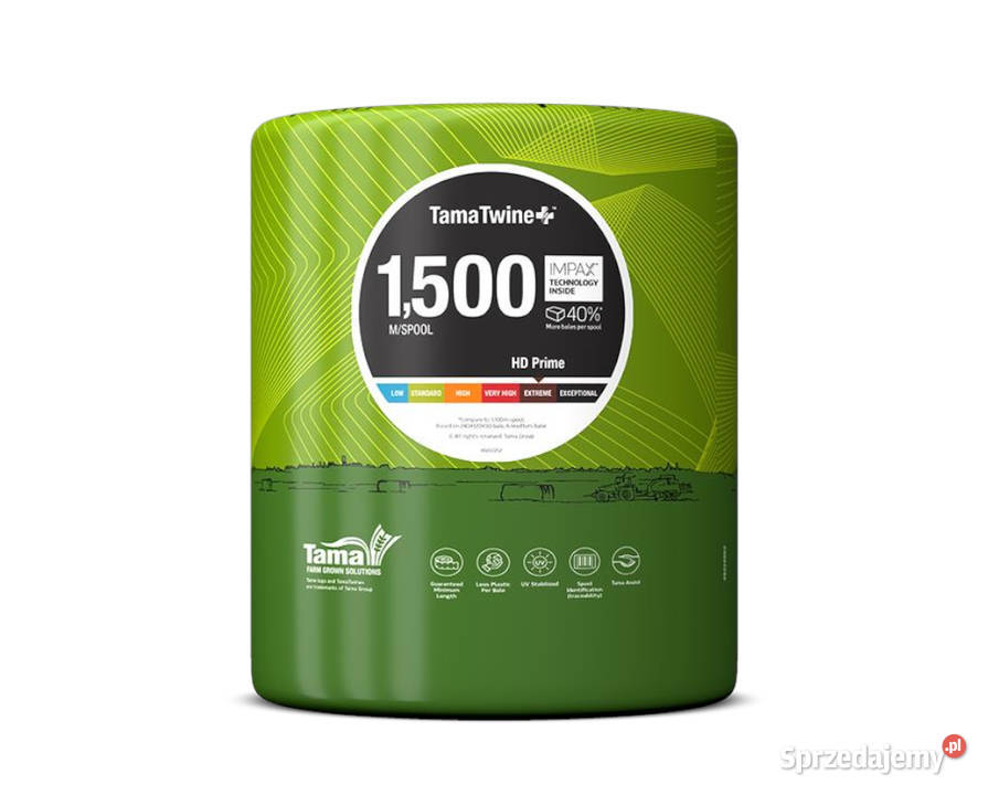 Sznurek do pras TamaTwine Impax HD Prime 1500m zachodniopomorskie Stargard