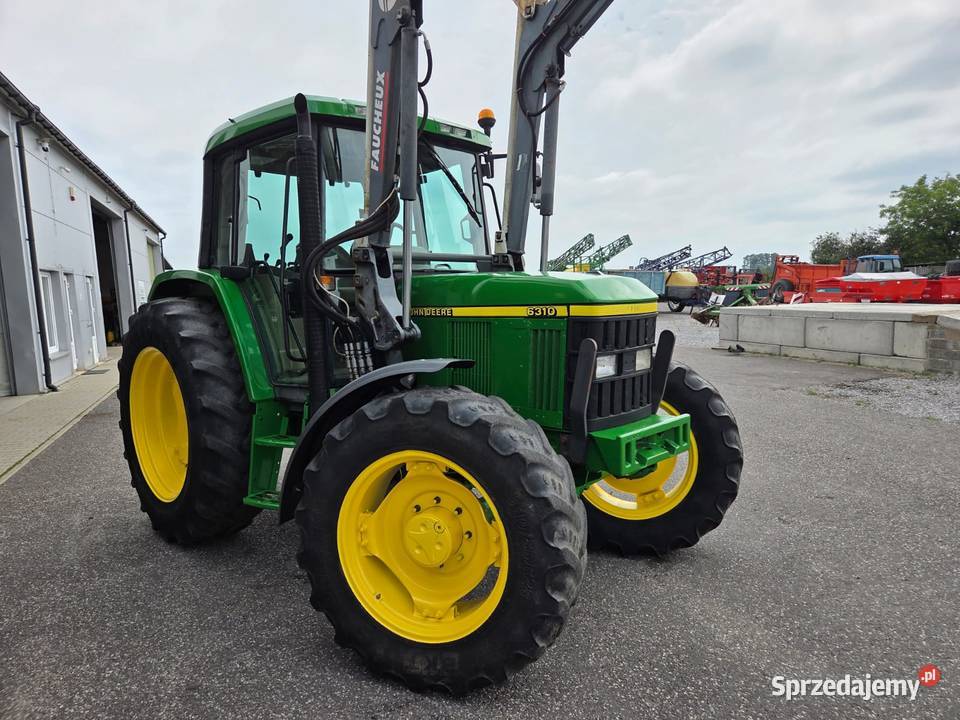 John Deere 6310 z ładowaczem Foucheux Super Stan
