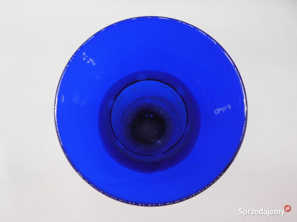Stary Wazon KOBALTOWY Czechosłowacja Szkło Porcelana i szkło Porcelana i szkło sprzedam