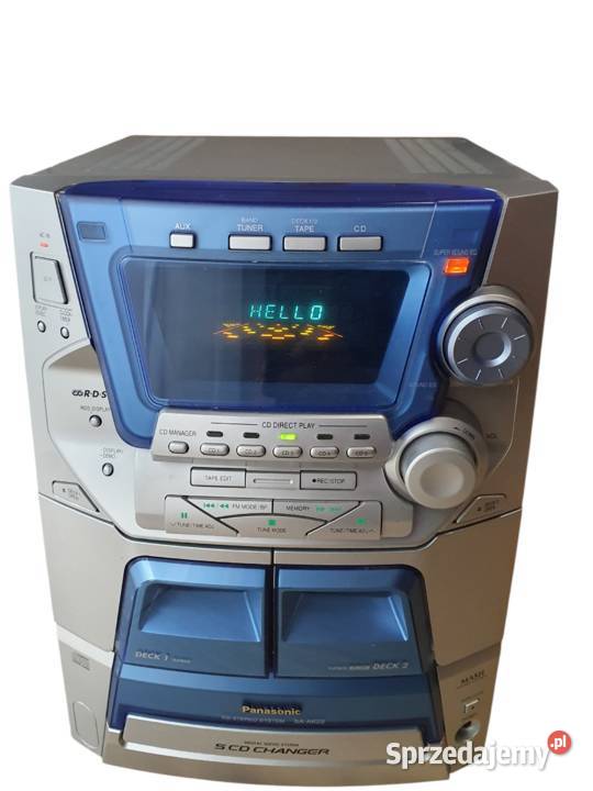 Stara wieża Panasonic SAAK22 Unikatowy zestaw Cieszyn