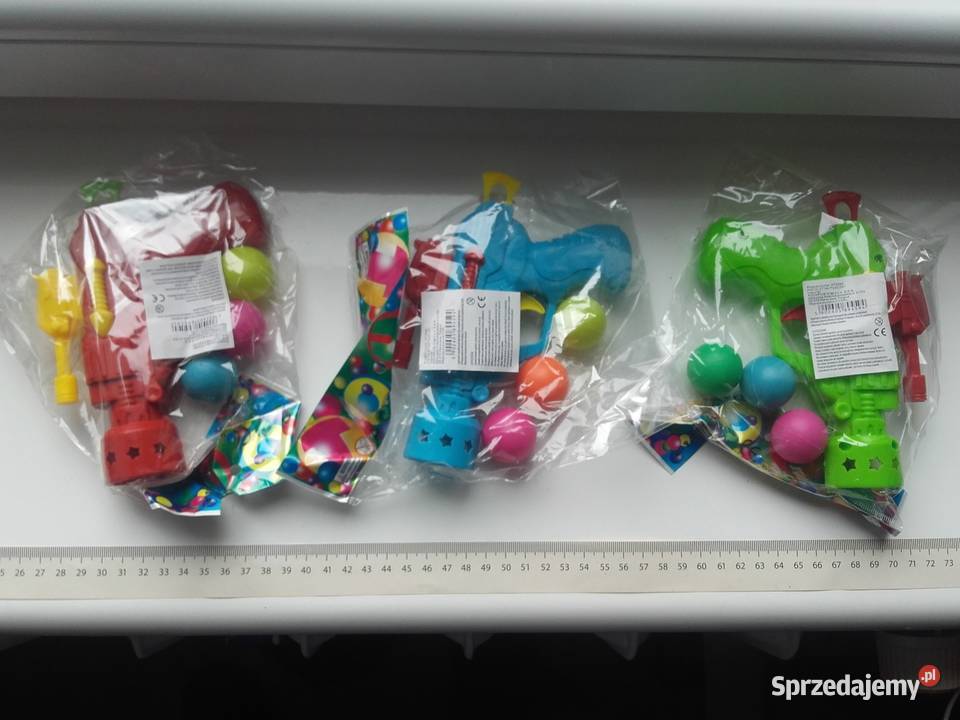 Pistolet zabawka na lekkie piłeczki plastikowe Bydgoszcz