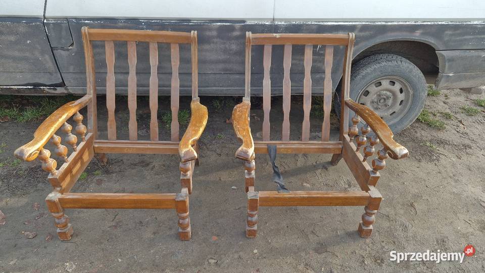 Antyki do renowacji sofa I 2 fotele Trzebnica