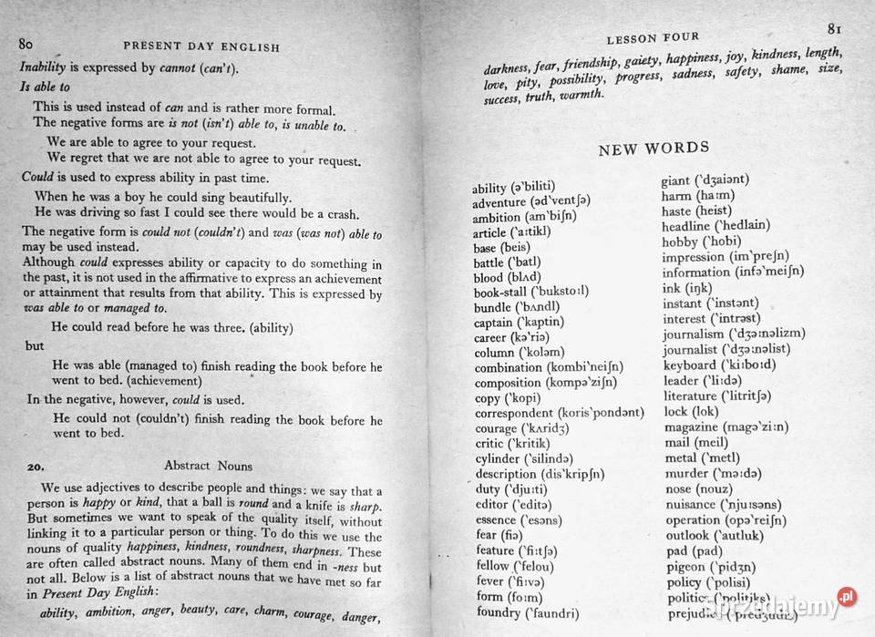 Present day English for foreign students Book 3 Chełm sprzedam