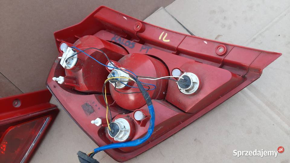 lampa tył tylna chevrolet kalos prawa 300267 Lampy tylne dolnośląskie Dębno