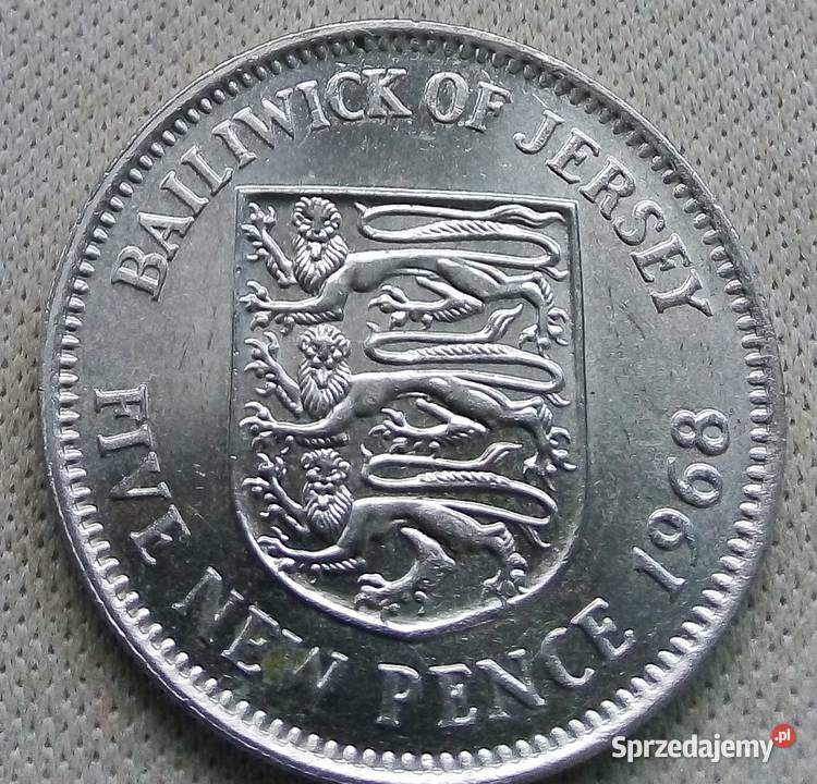 JERSEY FIVE PENCE1968 r