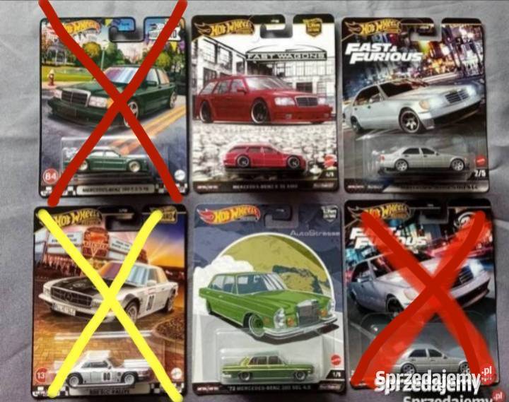 Hot Wheels 3 x Premium MercedesBenz AMG 500 Jaworzno