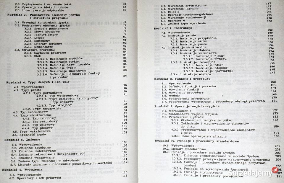 Podstawy systemu języka Turbo Pascal 40 A Rok wydania 1989