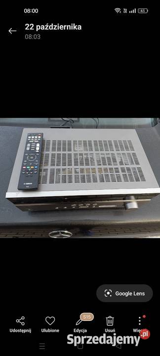 Amplituner 51 Yamaha RXV483 Wifi BT AirPlay2 Biłgoraj sprzedam