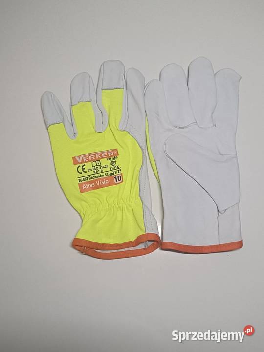 Rękawice robocze skórzane Verken ATLAS VISIO r Produkcja Radom