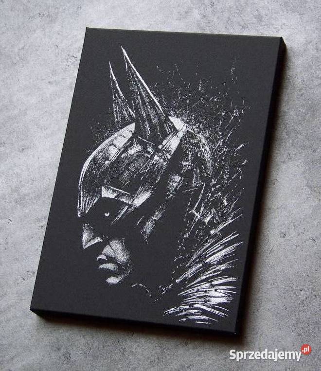 Batman Unikalny obraz ręcznie grawerowany Rzeźba Sandomierz