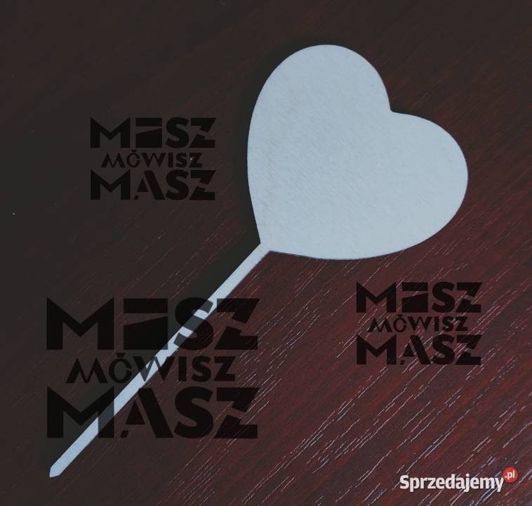 Topper do kwiatów Walentynki MiszMówiszMasz Racot sprzedam