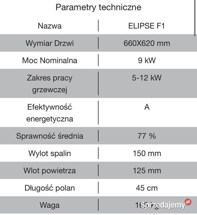 Kominek Piec kominkowy ELIPSE F1 koza piecyk małopolskie Myślenice