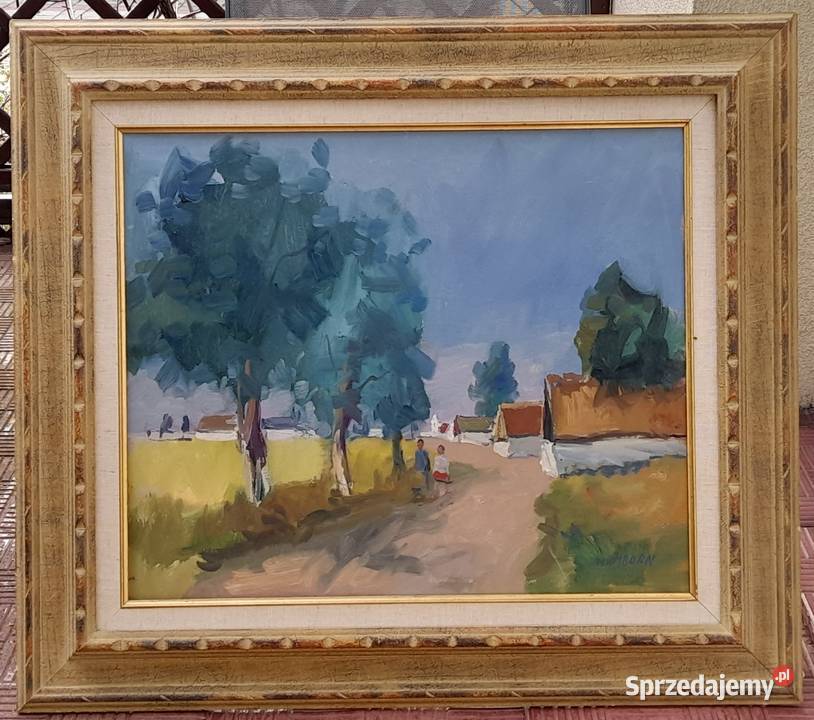 Axel Hamborn 18921987 cenny obraz olejny