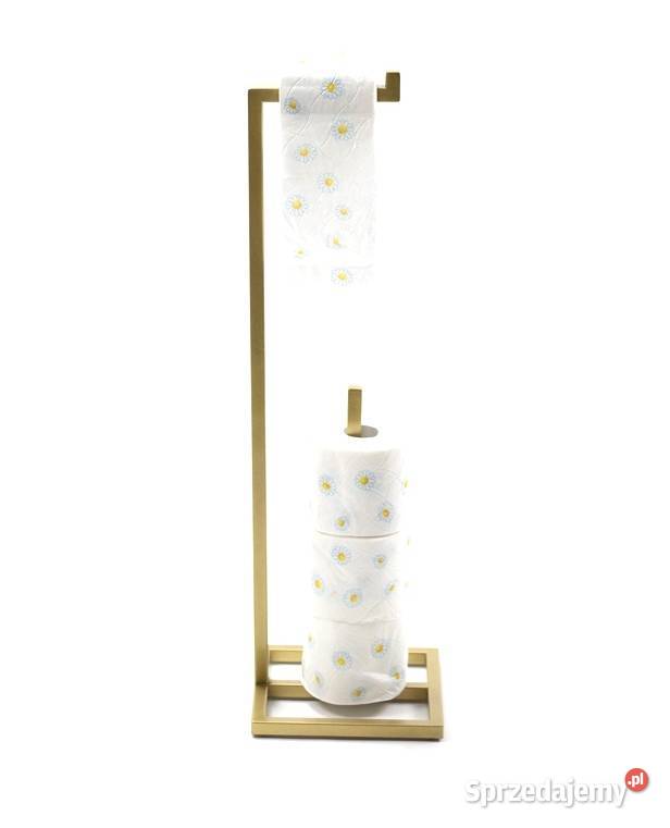 Nowoczesny Stojak Łazienkowy na papier Metalowy Sobienie-Jeziory