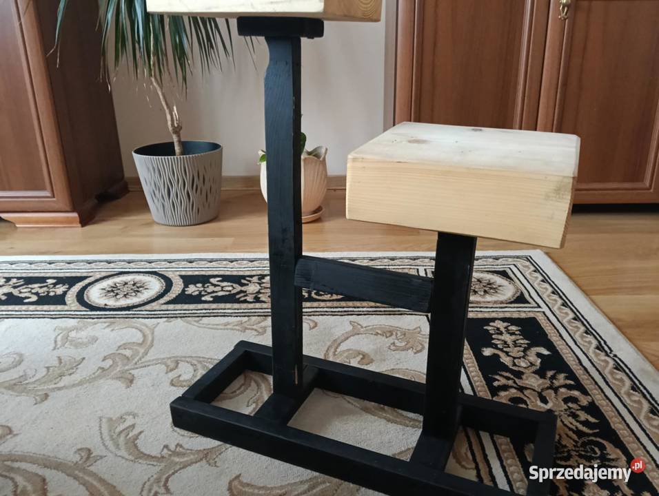 Kwietnikstojak w stylu LOFT podwójny drewniany sprzedam