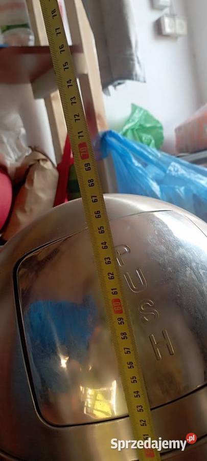 Kosz na śmieci 40 L ze stali nierdzewnej z Żary