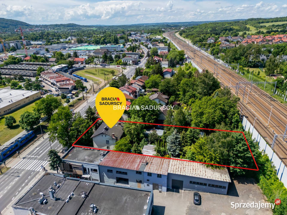 Działka 1309m2 Kraków Balicka 20m