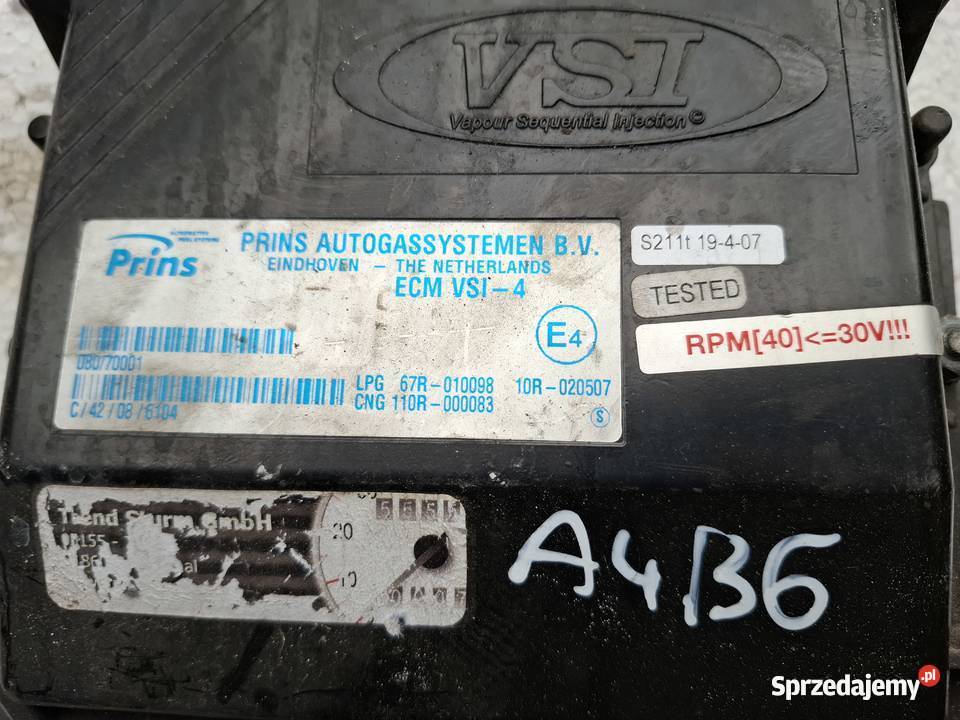 Sterownik Gazu LPG Audi A4 B6 Wisznice