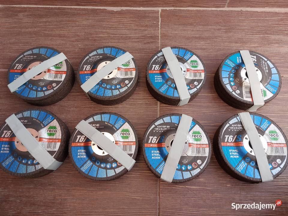 Tarcza szlifierska RECA T6S A24TBF80 125x6mm śląskie Tychy