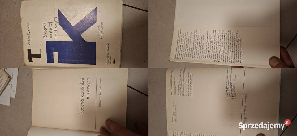 1 wydanie Badania Konstrukcji Mostowych Ryżyński sprzedam