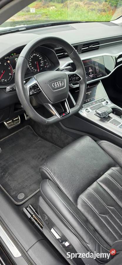 Audi A6 C8 sline salon polska uszkodzony A6 Łęczna