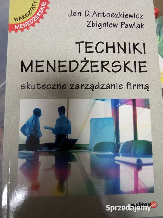 Techniki menadżerskie książki używane księgarnie Warszawa sprzedam