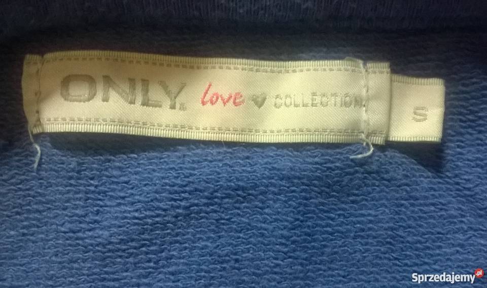 Wygodna bawełniana niebieska bluza marki Only niebieski Odzież sportowa Warszawa