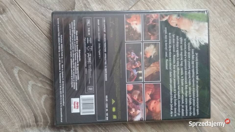 DVD Artur i Minimki 2006 animowany Wieliczka