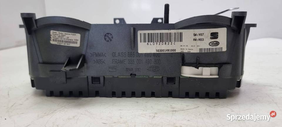 LICZNIK ZEGAR SEAT IBIZA III 503001491000 Lipno sprzedam