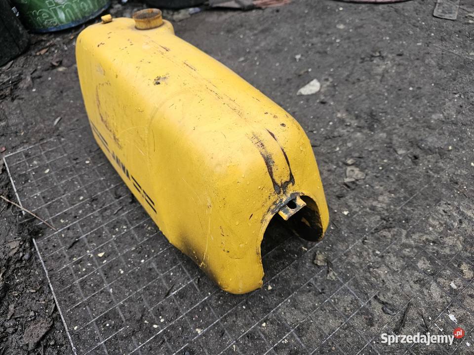 Zbiornik paliwa Jawa Mustang 50 żółty Drzewica