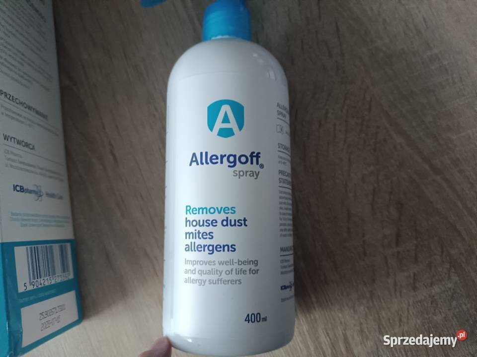 Allergoff Spray przeciw alergenom roztoczy kurzu Pozostałe Kwidzyn sprzedam