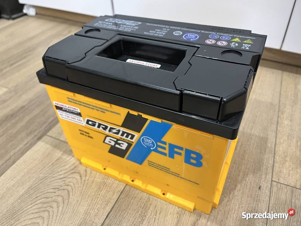 Akumulator Grom Racing EFB 63Ah 620A Mielec sprzedam