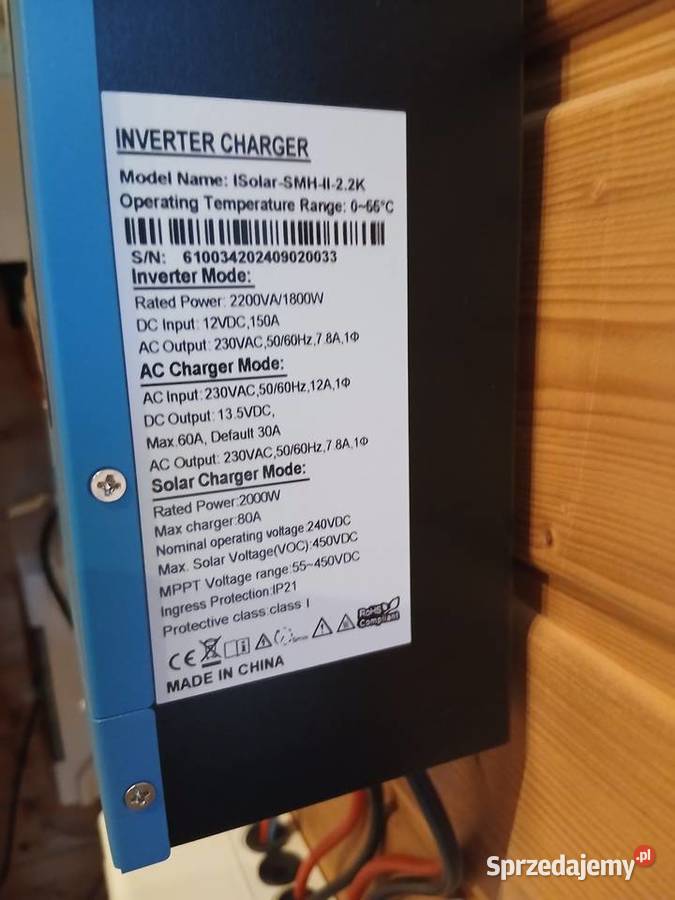 Inwerter hybrydowy EASUN 22 12V Łask