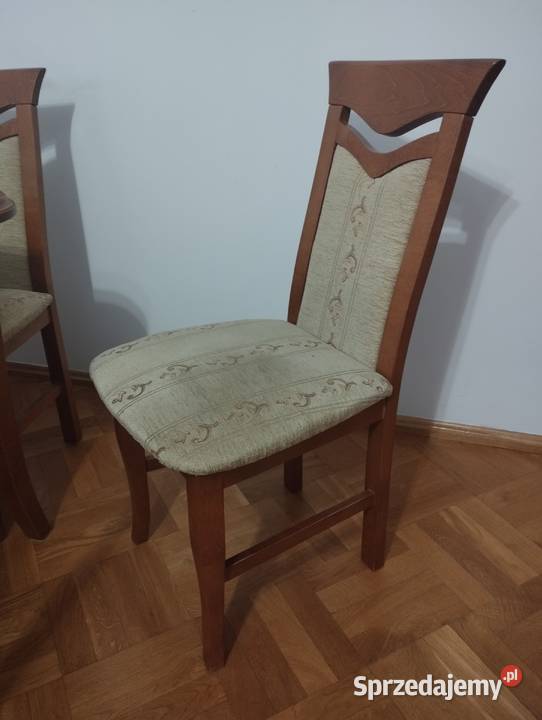 Stół rozkładany z krzesłami dolnośląskie Oleśnica