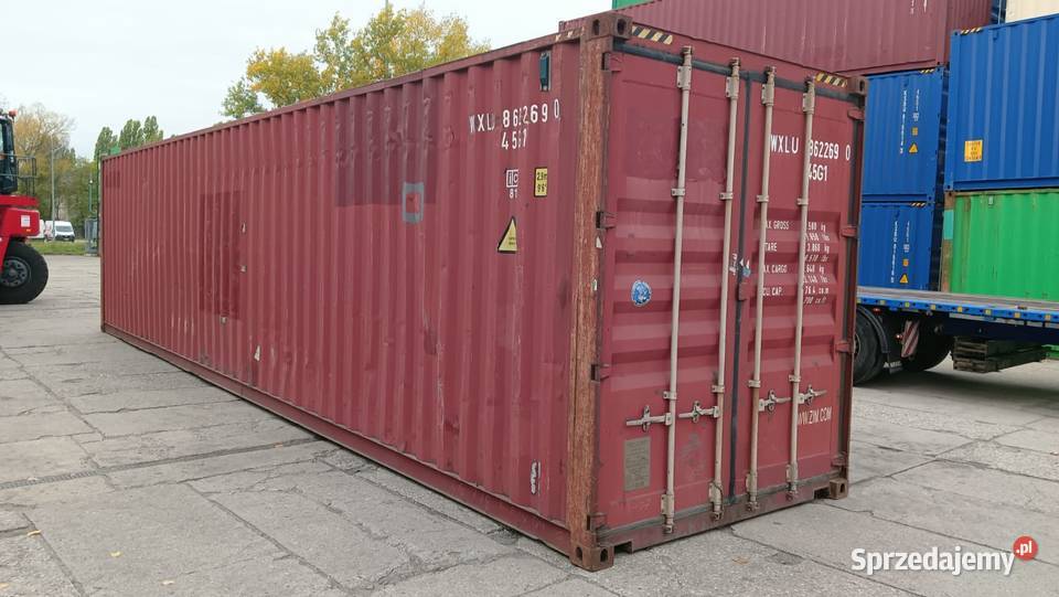 SPRZEDAM UŻYWANY Kontener morski 40HC CW 12 Czerwińsk nad Wisłą
