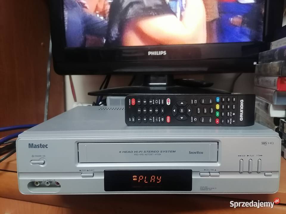 Magnetowid VHS Mastec HTV34 HIFI stereo pilot śląskie