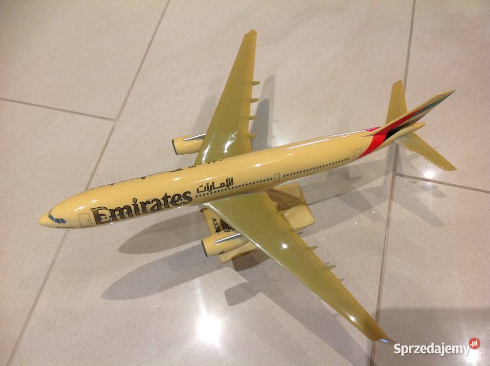 Model Samolotu Emirates A 330200 Dekoracja Nowa Sól sprzedam