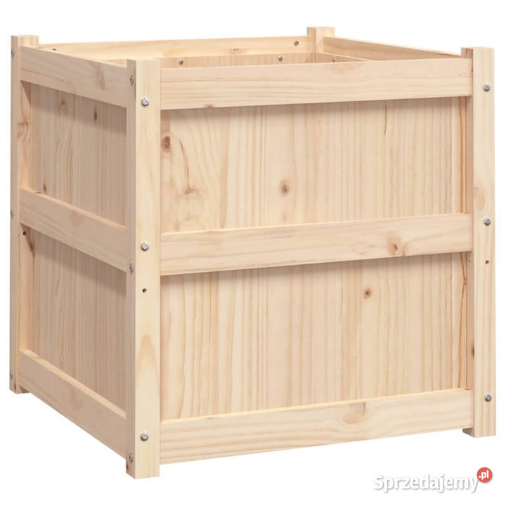 Donice ogrodowe 2 lite drewno sosnowe WM837425 Warszawa