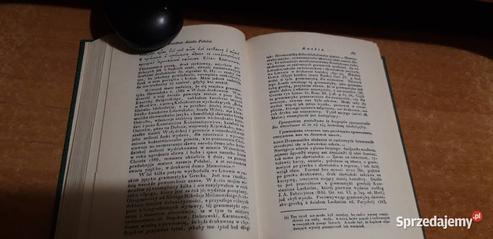 Lelewel Bibliograficznych Ksiąg Dwoje12Wilno1826 Iwno sprzedam