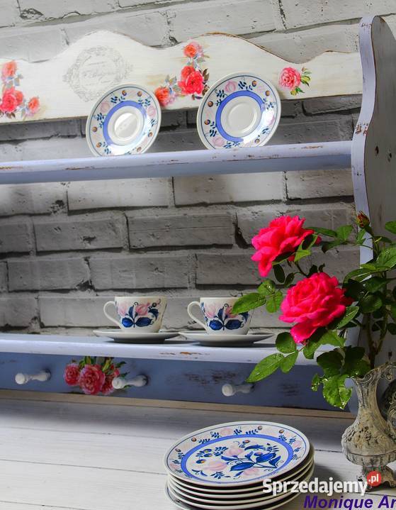 Sielska półka na talerze i kubki taca 60cm Szafy, regały, półki Jelcz-Laskowice