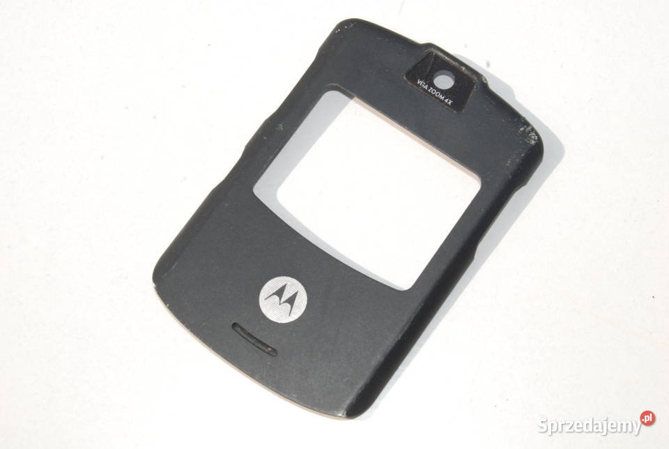 Oryginalna obudowa przednia panel Motorola V3 czarna