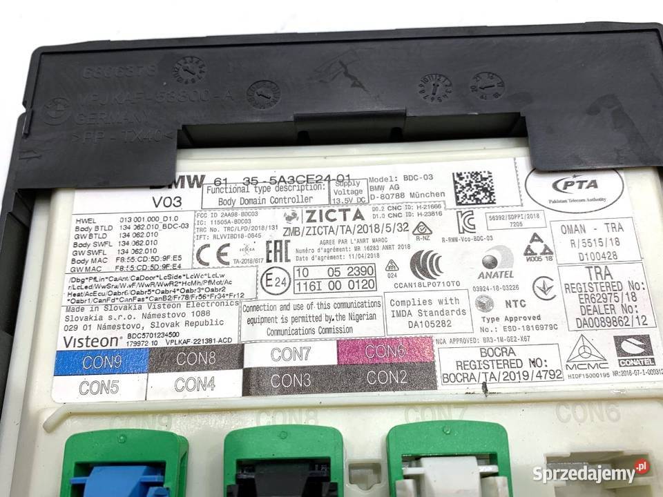 MODUŁ KOMFORTU BMW G30 5A3CE24 SedanLimuzyna