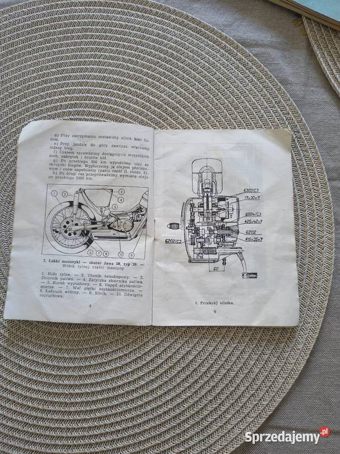 Instrukcja obsługi Jawa Mustang kaczka Rzeszów