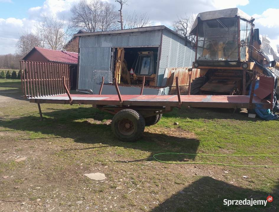przyczepa na baloty laweta Bogdanów sprzedam