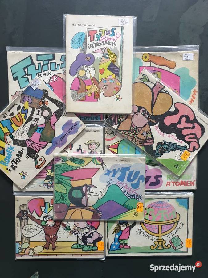 Tytus Romek i ATomek zestaw 10 komiksów Papcio Gdynia