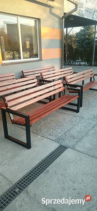 Ławka parkowa nowoczesna 90cm Sonina