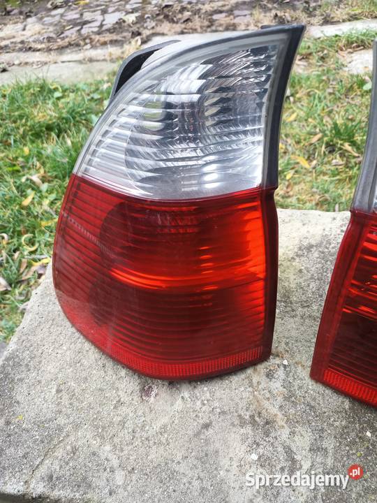 Komplet lamp tył BMW X5 e53 lift biały kierunek podkarpackie Rzeszów