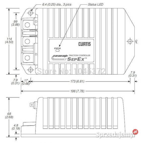 ORYGINALNY CURTIS 12434220 24V 36V 200A lubuskie